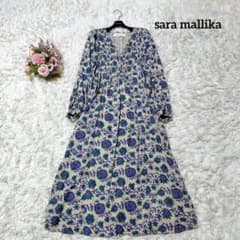 【極美品♡近年モデル】サラマリカハンドペイントフラワードレス　2.4万 極美品♡近年モデル】サラマリカハンドペイントフラワードレス 2.4万