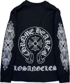 CHOME HEARTSクロムハーツ長袖 ホースシュー ロンT 黒 L 極美品 - メルカリ
