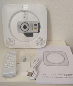 CD player, FM radio, repeat playback, MP3 compatible, earphone compatible, remote control included
