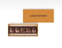 ルイヴィトンチョコレートバー　ミルクチョコ　　パリ限定　ショッパー付のサムネイル