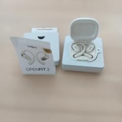 Shokz OPENFIT 2 ホワイト 骨伝導イヤホン シリコンカバー付き - メルカリ