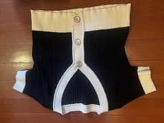 s*♡様 ABITOKYO 半袖 リブニット ブラック ベージュ 配色のサムネイル