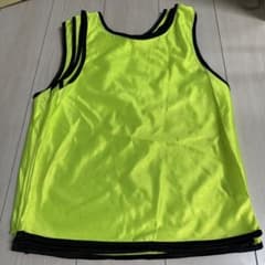 ビブス 蛍光 黄色 5枚 ゼッケン 無地 チーム分け スポーツ 子ども