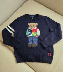 Polo Ralph Lauren ポロベア 長袖ニット セーター 10～12Yのサムネイル