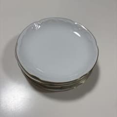 大倉陶園 皿 5枚セット 金縁 白磁 - メルカリ
