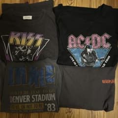KISS AC/DC Tシャツ セットのサムネイル