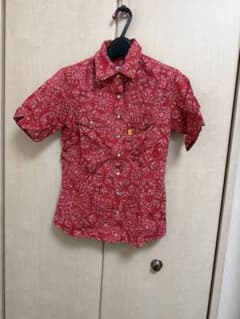 USPP 半袖シャツ レッド バンダナ柄 Mサイズのサムネイル
