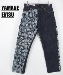 YAMANE 家紋総柄 デニムパンツ 30×31 686YR 1926 - メルカリ