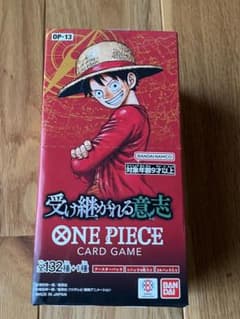 ONE PIECE カードゲーム 受け継がれる意志　box テープカット ONE PIECEカードゲーム 受け継がれる意志 1BOX テープカット済み