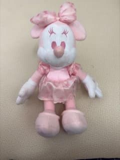 【希少】ミニーマウス ぬいぐるみ ピンク パステルカラー　ディズニーストアのサムネイル