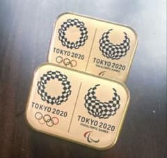 TOKYO 2020 東京オリンピック ピンバッチ 2個 - メルカリ