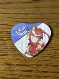 ぎゅな トウカイテイオー缶バッチ ウマ娘 トウカイテイオー ハート型缶バッジ 缶バッジ - メルカリ