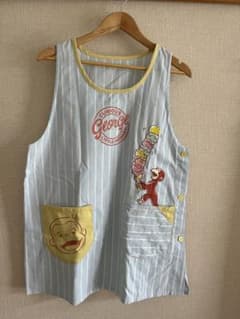 エプロン　おさるのジョージ　保育士のサムネイル