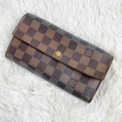 【美品✨】ルイヴィトン　ポルトフォイユ　サラ　ダミエ　長財布　折り財布のサムネイル