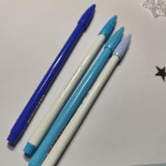 monami Plus Pen 3000 ブルー系 4本セットのサムネイル