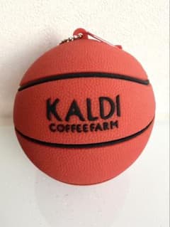 【未使用】KALDI カルディ　バスケットボール型　シリコンポーチ