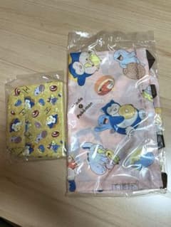 [신품 미사용] 미스드 포켓몬 에코백 & 파우치 2점 세트 가비건 누오