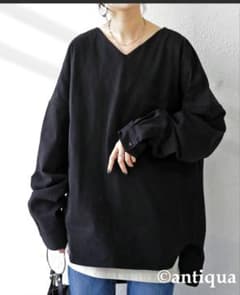 新品未使用 アンティカ  シャツプルオーバーのサムネイル