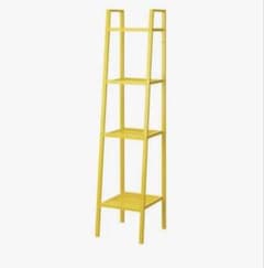 新品未使用】廃盤色 IKEA イケア LERBERG レールベリ イエロー4段