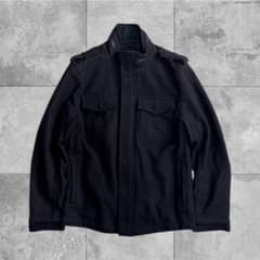 90s archive old gap wool jaket black 00s - メルカリ