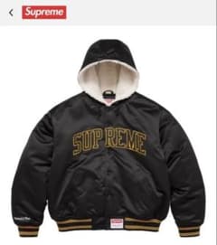 Supreme Mitchell & Ness Lined 25FW 黒M 美品 - メルカリ