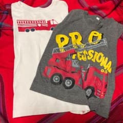 消防車　ロンTセットのサムネイル