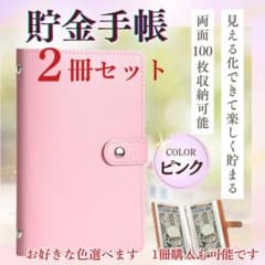 貯金手帳 貯金管理 手帳 100万円 ファイル お札 収納 ケース バインダーのサムネイル
