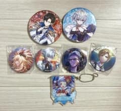 白猫　缶バッジ　アクリルキーホルダーのサムネイル