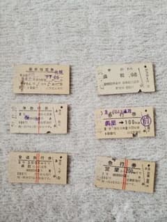 国鉄時代のキップ各種のサムネイル