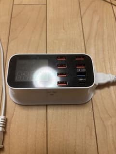 5ポート急速充電器 Type-C ホワイトのサムネイル