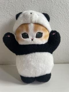 モフサンド　パンダ　着ぐるみにゃん　ぬいぐるみ　18㎝