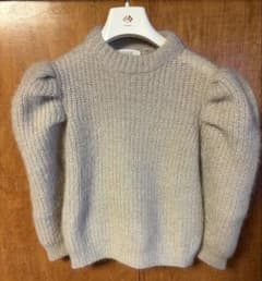 ZARA パフスリーブ ニット セーター 140cmのサムネイル