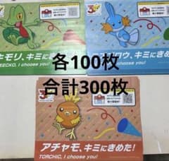 ポケモンセンター フライヤー 300枚セット 3種類各100枚 チラシ