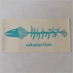 サカナクション 骨ロゴステッカー 白スカイブルーのサムネイル