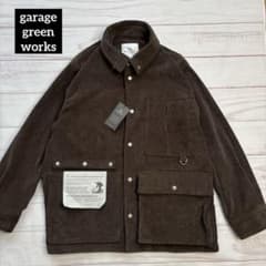 garage green works コーデュロイカバーオール ブラック garage green works ガレージグリーンワークス カバーオール - メルカリ