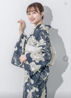 浴衣　セパレート　ネイビーのサムネイル