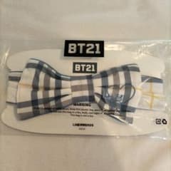 BT21 Tata Hairband, Checkered Pattern, Authentic, V (Taehyung) BTS