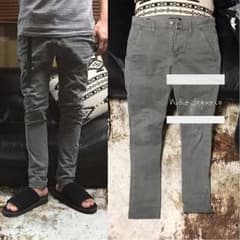 Nudie Jeans   khaki slim ［PEAT WORN］W29のサムネイル