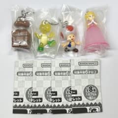 スーパーマリオ めじるしアクセサリー2 ピーチ キノピオ クリボー ノコノコのサムネイル