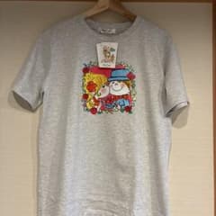 新品⭐︎水森亜土 Tシャツ グレー Lサイズのサムネイル