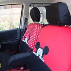 車 シートカバー ミッキー ミニーのサムネイル
