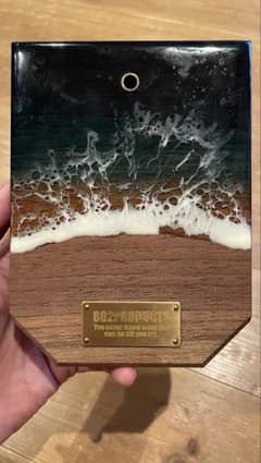 黒波 レジン ランタンスタンド ウォールナット 802PRODUCTS - メルカリ