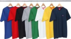 supreme small box logo tee Tシャツ ネイビー Mのサムネイル