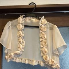 après jour ボレロ ベージュ 半袖のサムネイル