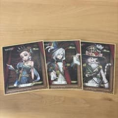 Identity V 제 5 인격 이치 반 쿠지 제 4 탄 색지 컬렉션 3 세트