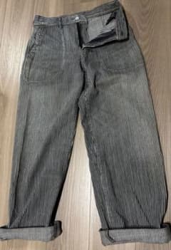 Bakkurii ストライプ ワークパンツ 45Rのサムネイル