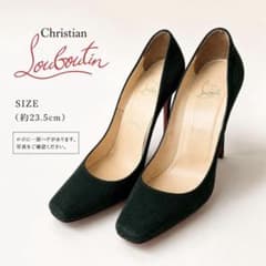 Christian Louboutin スエード パンプス 37 モスグリーン Christian Louboutin スエード パンプス 37 モスグリーン - メルカリ
