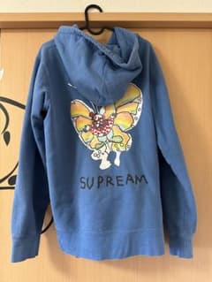 SUPREAM 蝶イラスト ジップアップパーカーのサムネイル