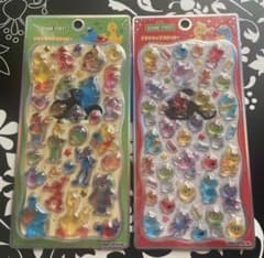 セサミストリート プチドロ　プチドロップステッカー 2枚セットのサムネイル