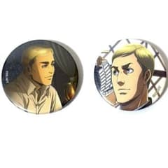 進撃の巨人 缶バッジ エルヴィン・スミス 2種 - メルカリ